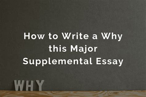 How to Write a Why This Major Essay: Unlocking the Secrets of Academic Passion and Purpose