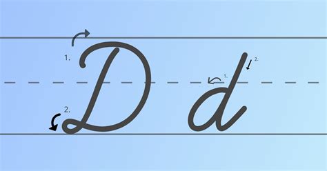 How to Write an Uppercase D in Cursive, and Why It Might Remind You of a Dancing Dolphin